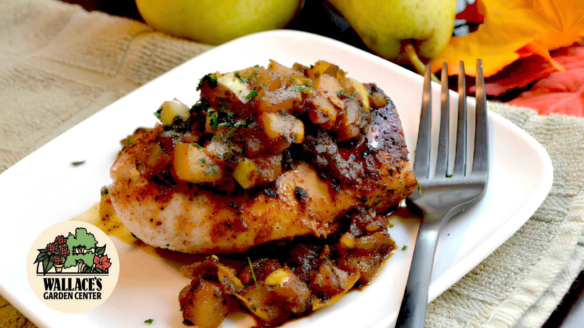 Chicken With Pear Sauce