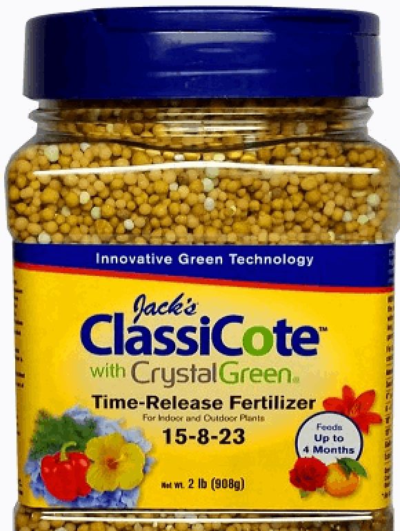 plant slow release fertilizer Jack's Classic Cote Slow Release Fertilizer