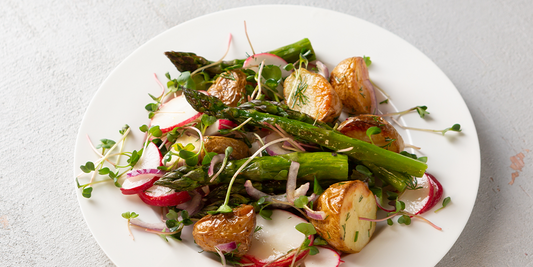 Asparagus Radish Salad wallacegardencenter