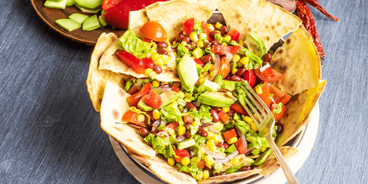 Bean and Corn Tortilla Salad wallacegardencenter