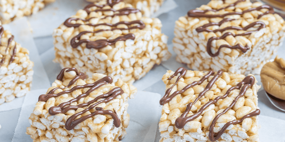 Chocolate Peanut Butter Rice Cereal Treats – wallacegardencenter