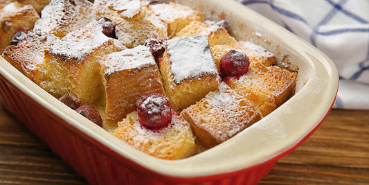 Eggnog Bread Pudding wallacegardencenter