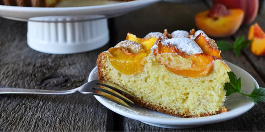 Fresh Peach Cake wallacegardencenter