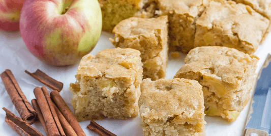 Maple Cinnamon Apple Blondies wallacegardencenter