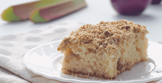 Rhubarb Streusel Coffee Cake wallacegardencenter