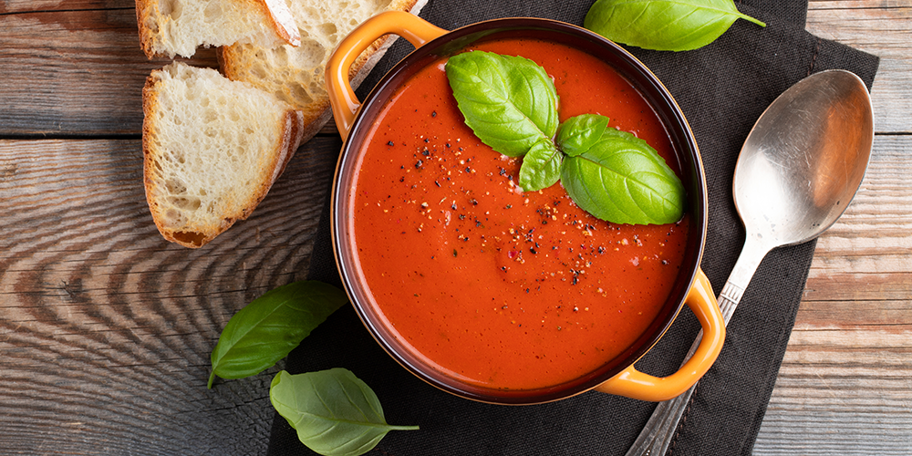 Vegetarian Roasted Tomato Basil Soup wallacegardencenter