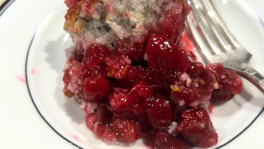 Wallace's Garden Center-Bettendorf-Iowa--recipe-easy-cherry-cobbler