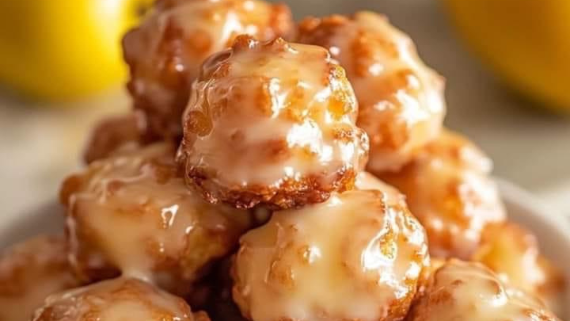 Apple Fritter Bites