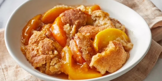 Big Peach Bourbon Cobbler