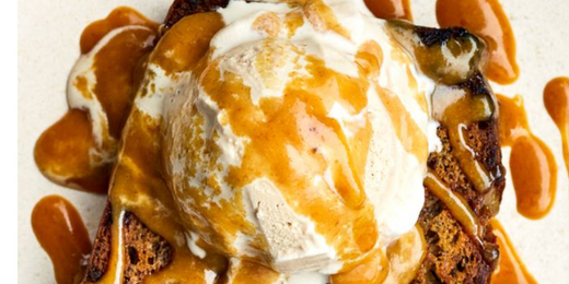 Wallace's Garden Center-Bettendorf-Iowa-Chef Steph's Recipes-banana bread with caramel cream