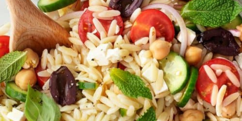 MEDITERRANEAN ORZO SALAD