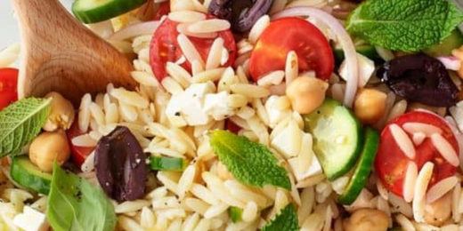 MEDITERRANEAN ORZO SALAD - Wallace's Garden Center