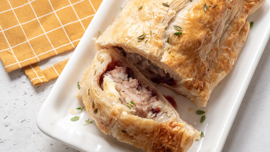 Turkey Cranberry Brie Roll