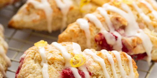 Wallace's Garden Center-Bettendorf-Iowa-Lemon Raspberry Scones