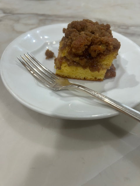 Easy Rhubarb Coffee Cake