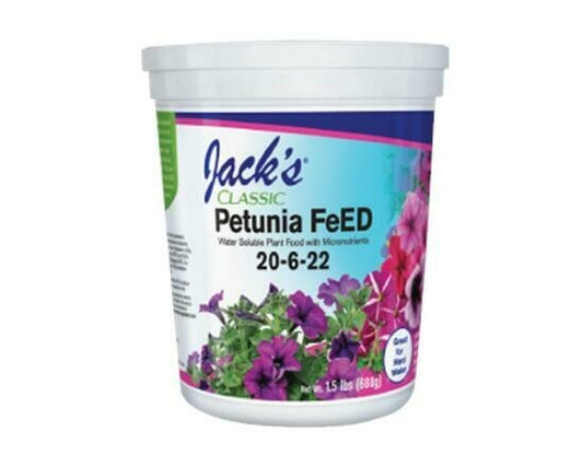 Jack's Petunia feed 1.5 lb Tub