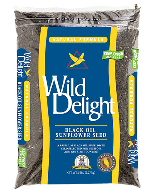 Black Oil Sunflower 5lb - Wallace's Garden Center