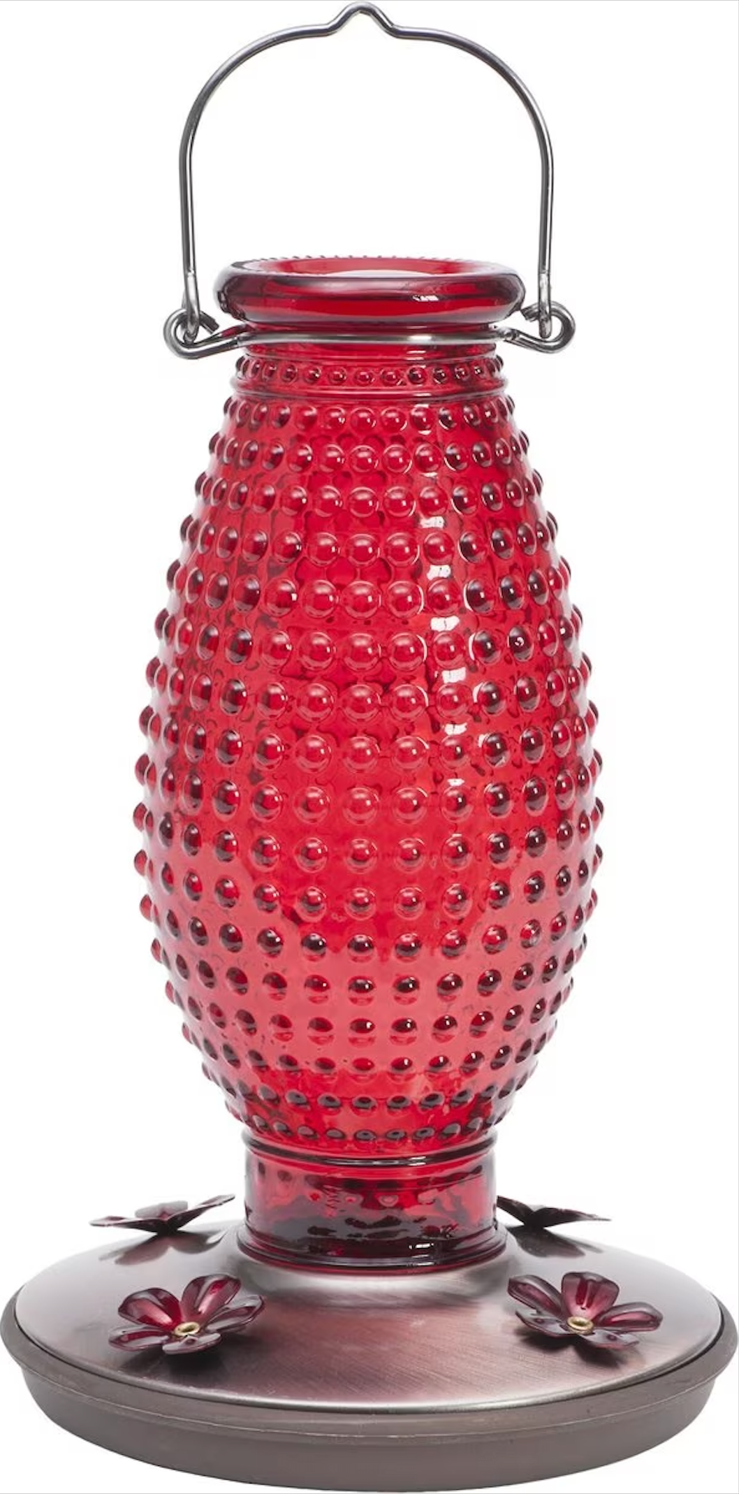 Perky-Pet Red Hobnail Vintage Hummingbird Feeder - Wallace Garden Center