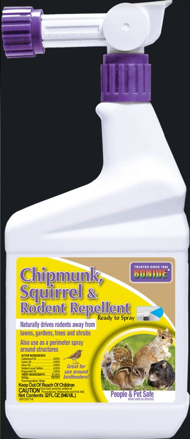 Chipmunk Squirrel and Rodent Repellent - Wallace Garden Center