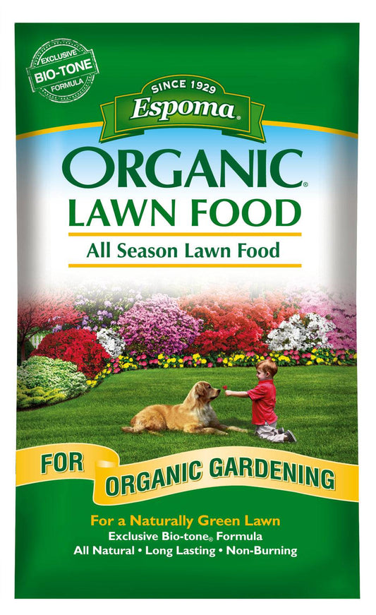 Espoma All Season Lawn Food 28 lb - Wallace's Garden Center