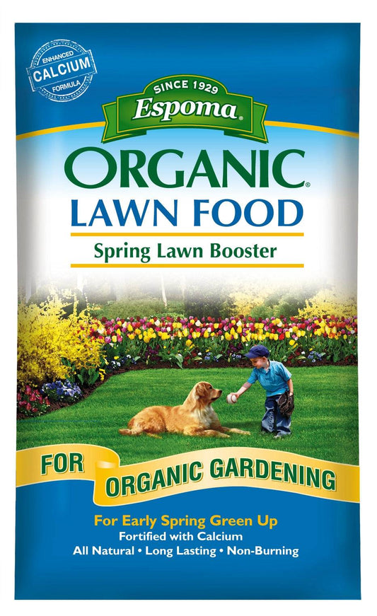 Espoma Organic Lawn Food Spring Lawn Booster 30lb bag - Wallace's Garden Center-