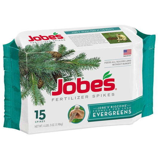 Jobe's Fertilizer Spikes for Evergreens - 15 pack - Wallace's Garden Center