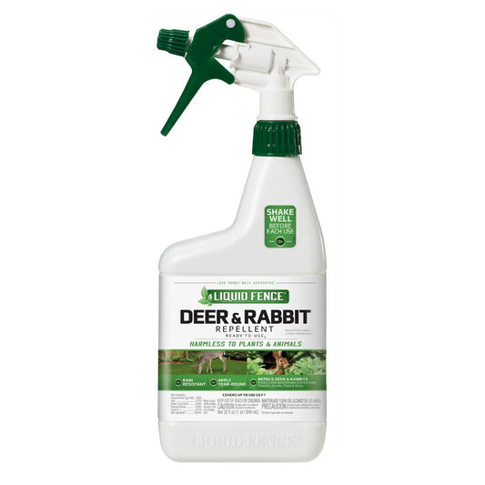 Liquid Fence Deer and Rabbit Repellent 32 ounce RTU wallacegardencenter