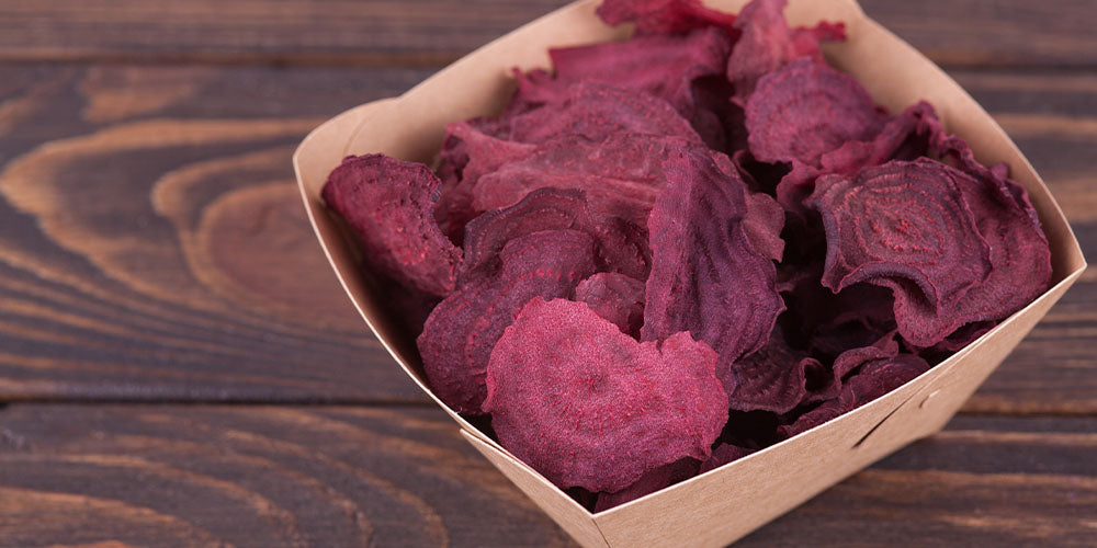 dehydrated beets in bowl