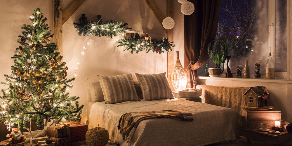 Christmas decor bedroom