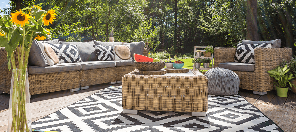 outdoor rug patio furniture