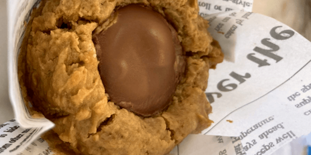 Wallace's garden center peanut butter surprise muffins