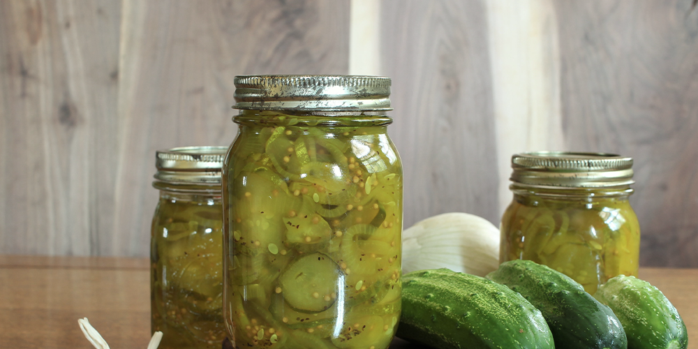 Spiced Sandwich Pickles