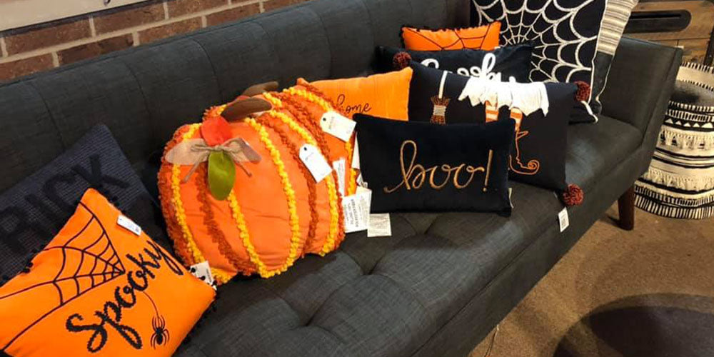 Wallace's Garden Center-Iowa- Decor Tips for an Elevated Fall Aesthetic-halloween themed pillows